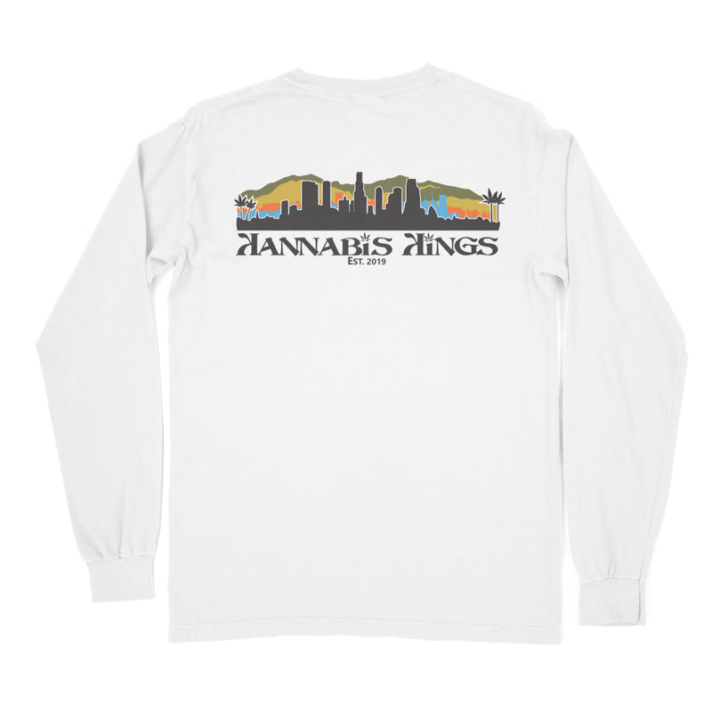 "On the DL" Logo Front / LA Skyline Back- Long Sleeve